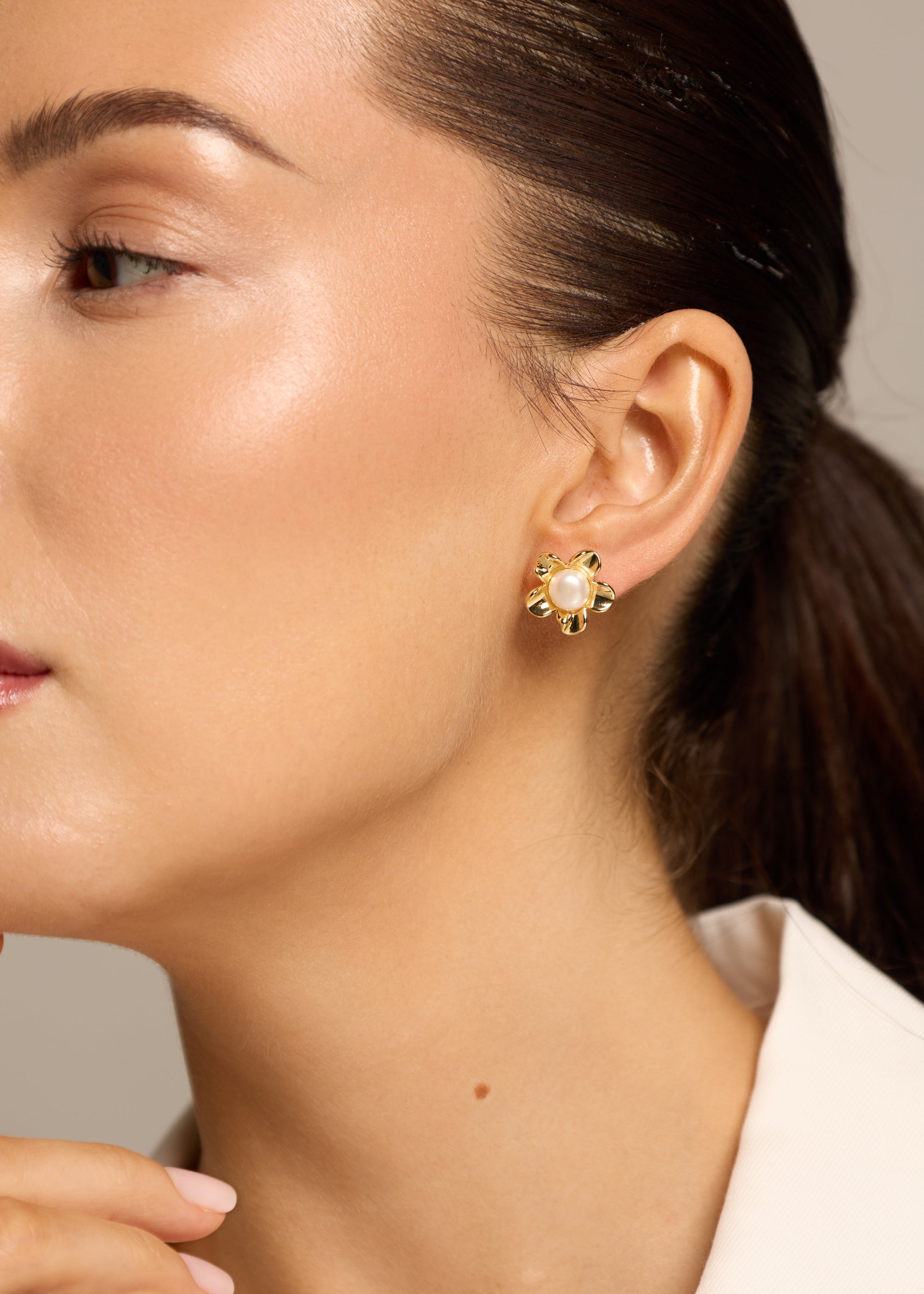 Nina Flower Studs